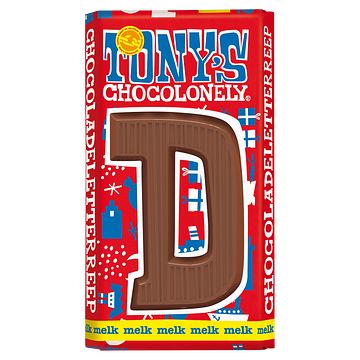 Foto van Tony'ss chocolonely chocoladeletterreep melk d 180g bij jumbo