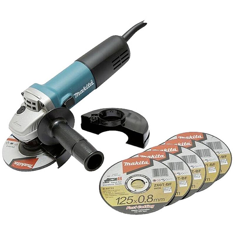 Foto van Makita 9558hnrx1 haakse slijper 125 mm 840 w