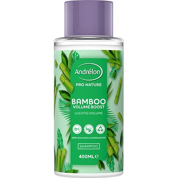 Foto van Andrelon pro nature shampoo bamboo volume boost 400ml bij jumbo