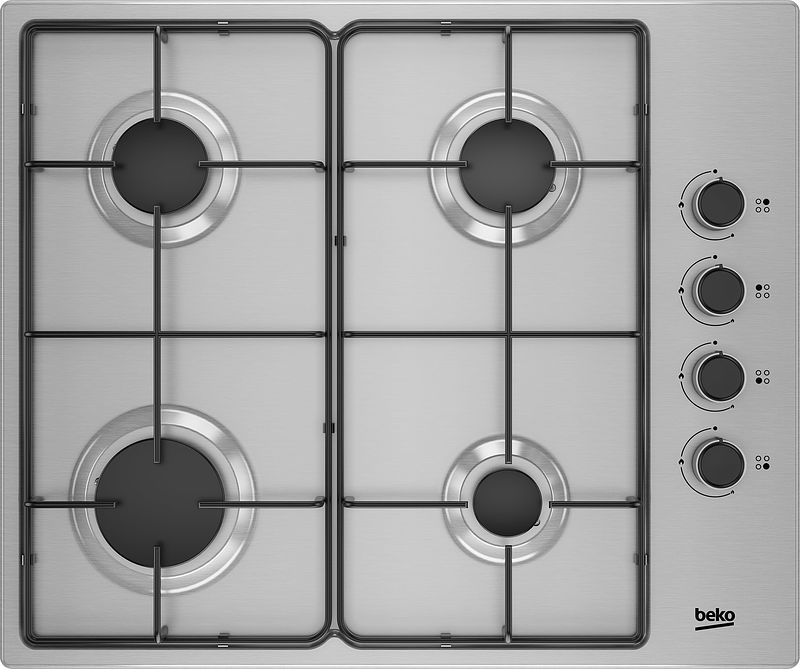 Foto van Beko higg64123sxnl gas inbouwkookplaat