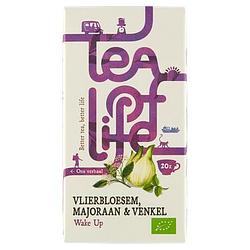 Foto van Tea of life vlierbloesem, majoraan & venkel 20 stuks 30g bij jumbo