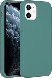 Foto van Accezz liquid silicone backcover iphone 12 mini telefoonhoesje groen