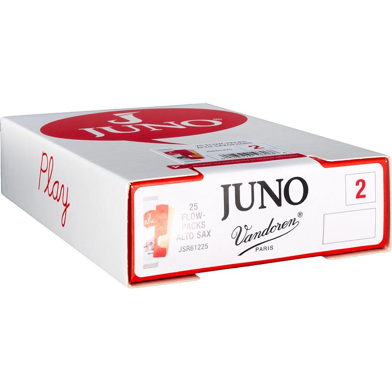 Foto van Vandoren juno jsr61225 saxophone alto 2 rieten voor altsaxofoon (25 stuks)