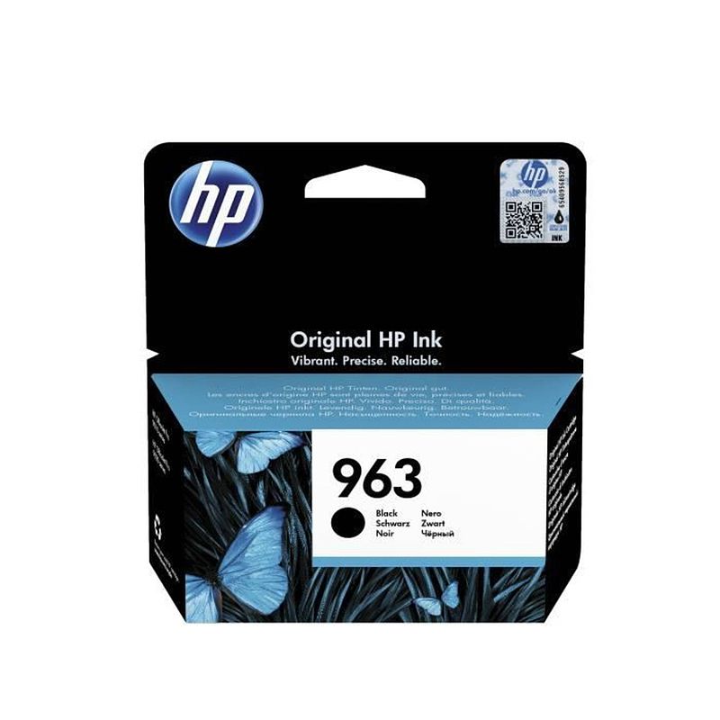 Foto van Hp 963 3ja26ae, originele zwarte inktcartridge, voor hp officejet pro 9010/9020 all-in-one printers