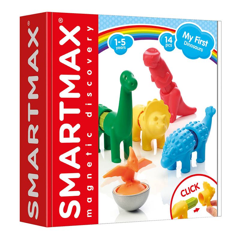 Foto van Smartmax my first magneten set dinosaurus