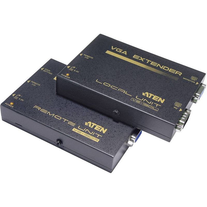 Foto van Aten ve150a-at-g vga extender (verlenging) via netwerkkabel rj45 150 m