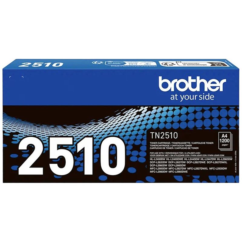 Foto van Brother tonercassette tn-2510 tn2510 origineel zwart 1200 bladzijden