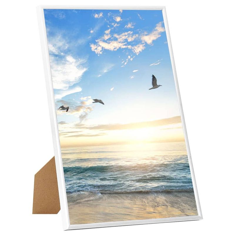 Foto van The living store fotolijsten - classic white - 21 x 29.7 cm - set van 5