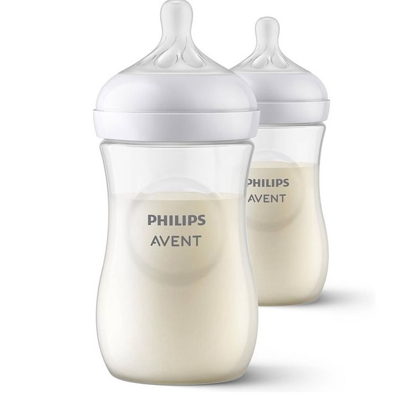 Foto van Philips avent - babyfles - natural response - 2 stuks - 260ml