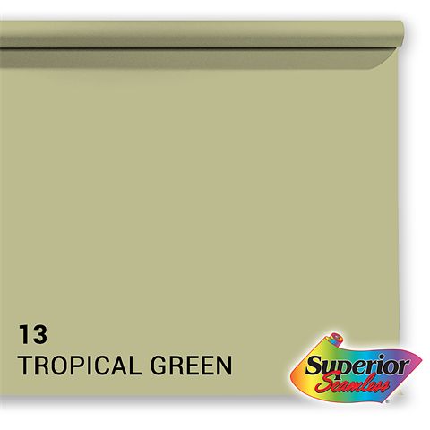 Foto van Superior achtergrondpapier 13 tropical green 1,35 x 11m