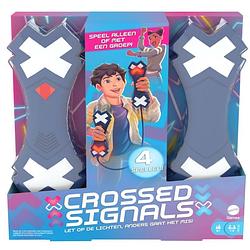 Foto van Mattel behendigheidsspel crossed signals junior blauw 2-delig