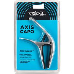 Foto van Ernie ball 9601 axis capo silver universele capo