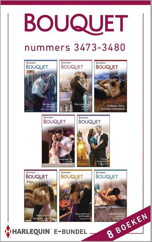 Foto van Bouquet e-bundel nummers 3473-3480 (8-in-1) - catharine george - ebook (9789461999382)