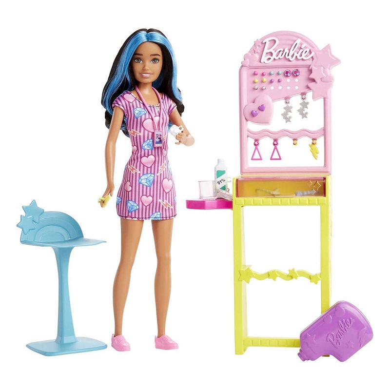 Foto van Mattel skipper babysitters first jobs jewelry booth speelset