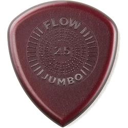 Foto van Dunlop flow jumbo grip pick 2.50mm plectrumset (12 stuks)