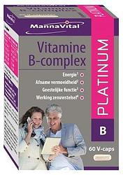 Foto van Mannavital vitamine b-complex platinum v-caps