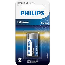 Foto van Philips lithium cr123 3v blister 1