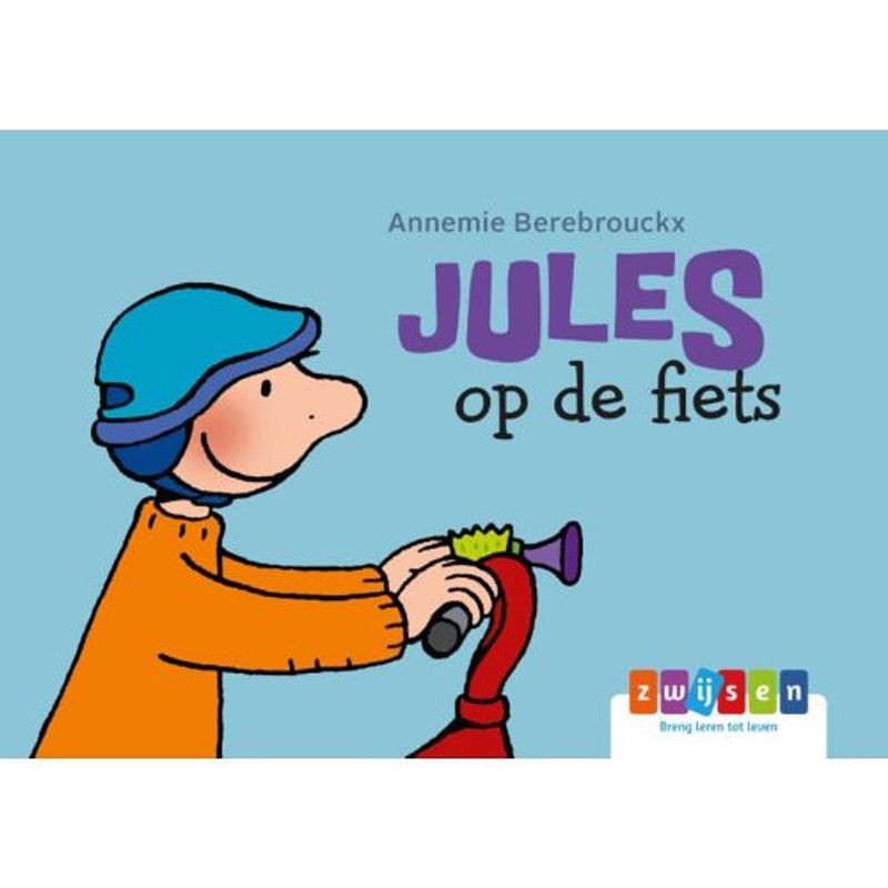 Foto van Jules op de fiets - jules kartonboekje