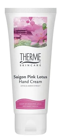 Foto van Therme saigon pink lotus handcrème
