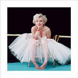 Foto van Kunstdruk marilyn monroe ballerina colour 40x40cm