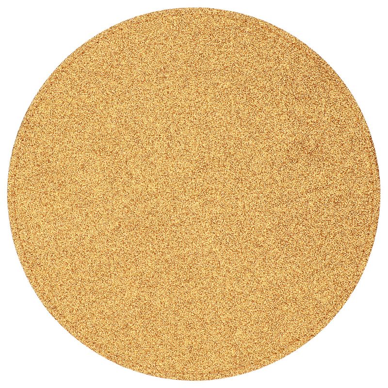 Foto van Excellent houseware placemat - goud - d33 cm - glitter - rond - placemats