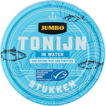 Foto van Jumbo tonijn in water stukken 160g