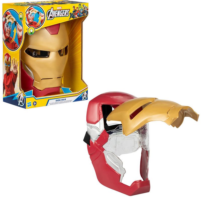 Foto van Marvel avengers iron man flip fx masker