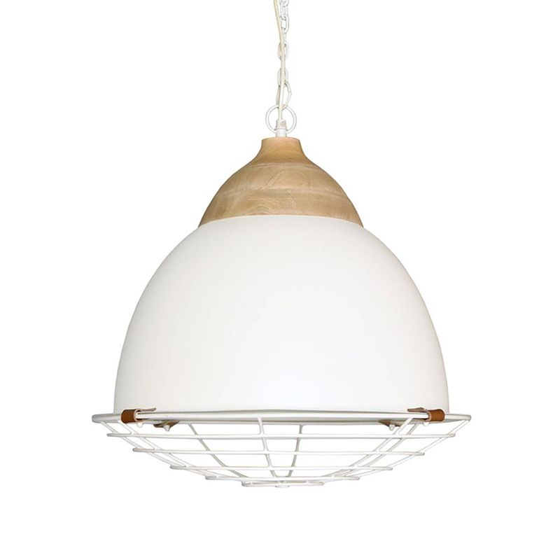 Foto van Label51 - hanglamp rootz 50x50x43 cm - wit