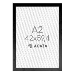 Foto van Acaza acaza fotokader a2 formaat - fotolijst in mdf hout - 42 x 59,40 cm - zwart