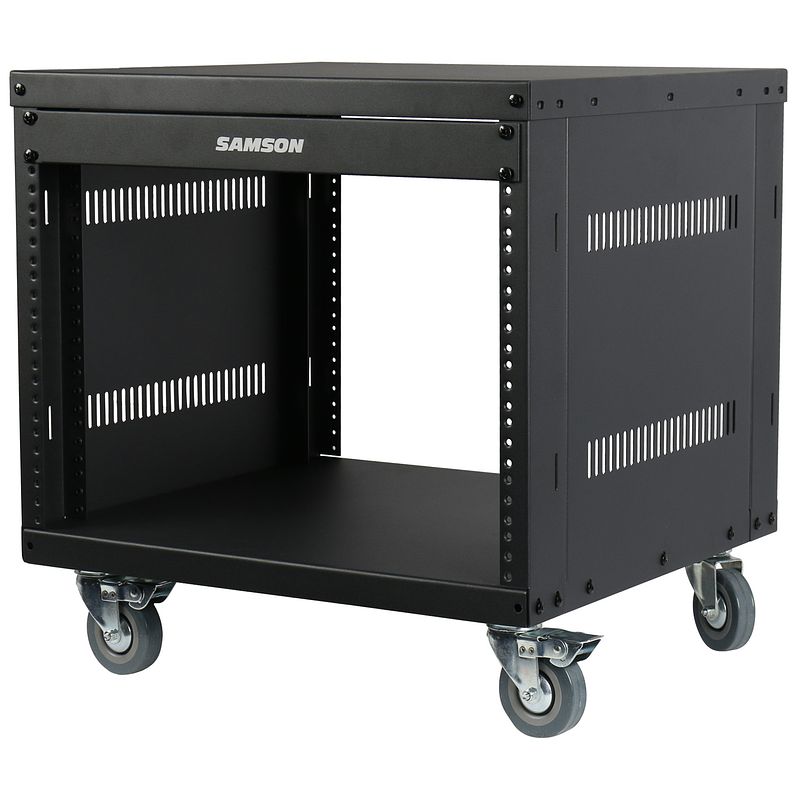 Foto van Samson srk-8 universeel rack met wielen 8u