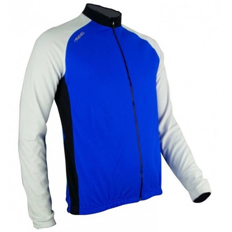 Foto van Fietsjack unisex windbreaker kobalt/wit/zwart maat s