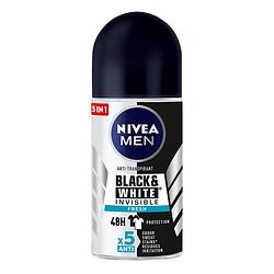 Foto van Nivea black & white fresh invisible anti-transpirant