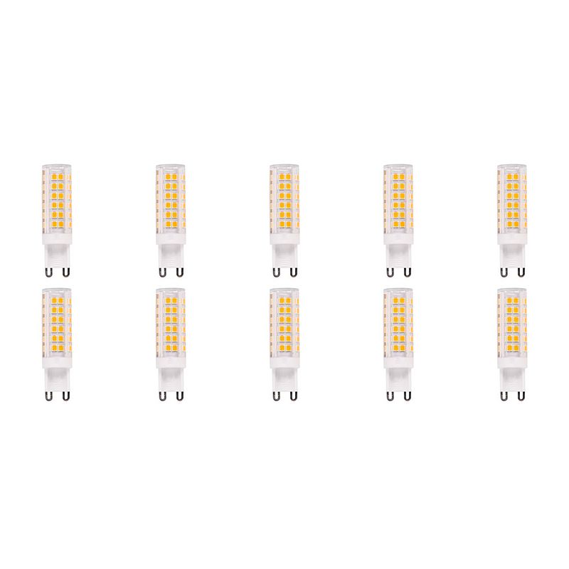 Foto van Led lamp 10 pack - aigi - g9 fitting - 5w - helder/koud wit 6500k vervangt 45w