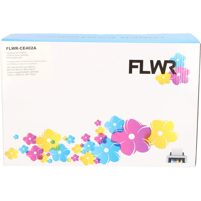 Foto van Flwr hp 507a geel toner