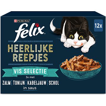 Foto van Felix heerlijke reepjes vis selectie 12x80g bij jumbo