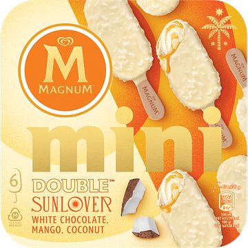 Foto van Magnum mini ijs double sunlover 6 x 55ml bij jumbo