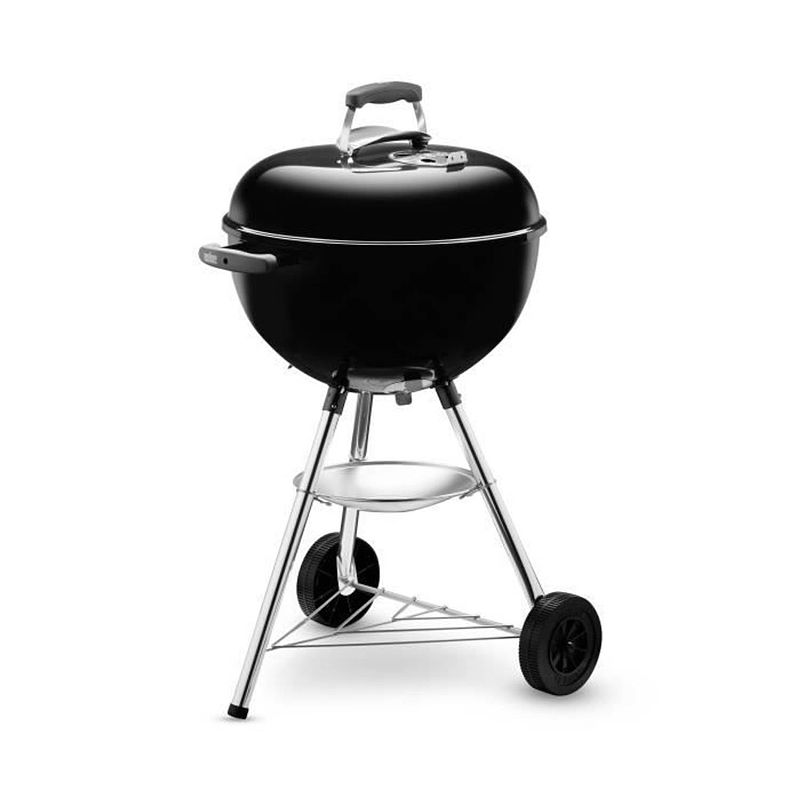 Foto van Weber - houtskoolbarbecue - bar b waterkoker - 10 deksels - 57 cm - zwart