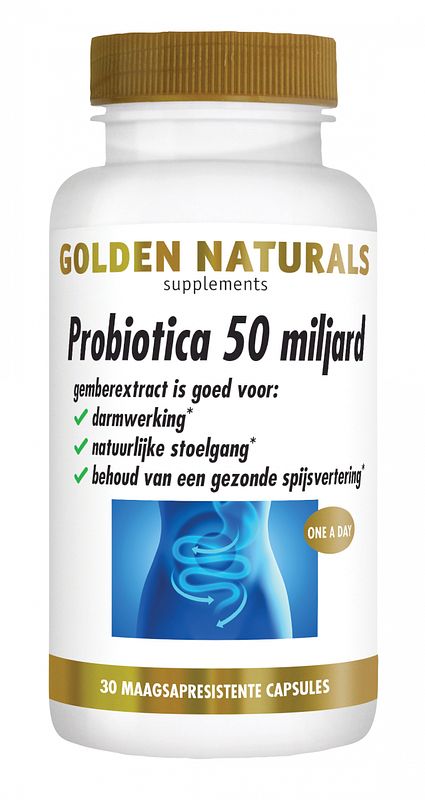 Foto van Golden naturals probiotica 50 miljard capsules