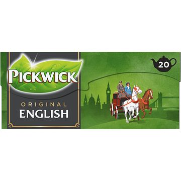 Foto van Pickwick english zwarte thee voor pot 20 stuks bij jumbo