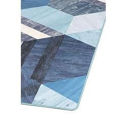 Foto van Tarkett vloerkleed finally vinyl™ zeshoek - blauw - 166x196 cm - leen bakker
