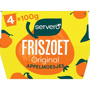 Foto van Servero appelmoesjes 100% appel original bij jumbo