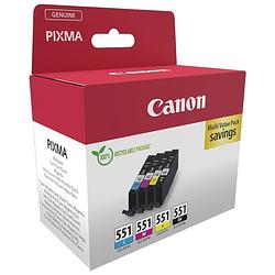 Foto van Canon cli-551 cartridges combo pack inkt