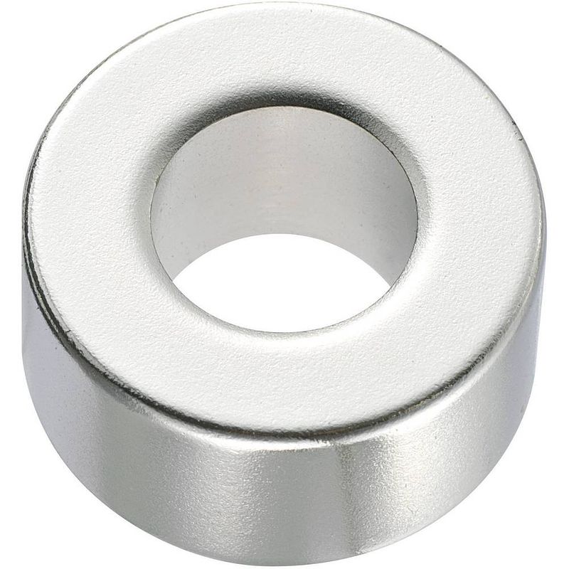 Foto van Tru components 506013 permanente magneet ring (ø x h) 20 mm x 5 mm n45 1.33 - 1.37 t grenstemperatuur (max.): 80 °c