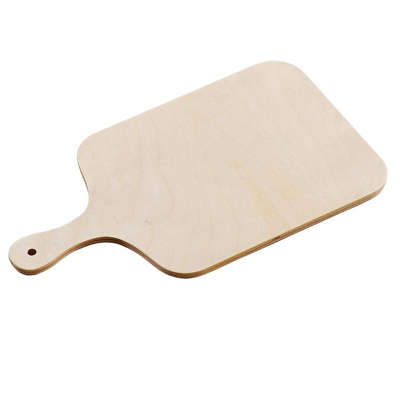 Foto van Fsc® houten pizzaschep met handgreep pizzaspatel broodschep