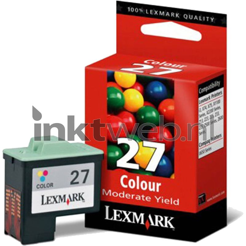 Foto van Lexmark 27 kleur cartridge