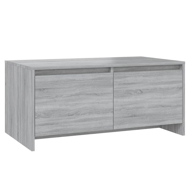 Foto van Vidaxl salontafel 90x50x41,5 cm spaanplaat grijs sonoma eikenkleurig