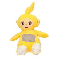 Foto van Pluche teletubbies speelgoed knuffel laa-laa geel 34 cm - knuffelpop