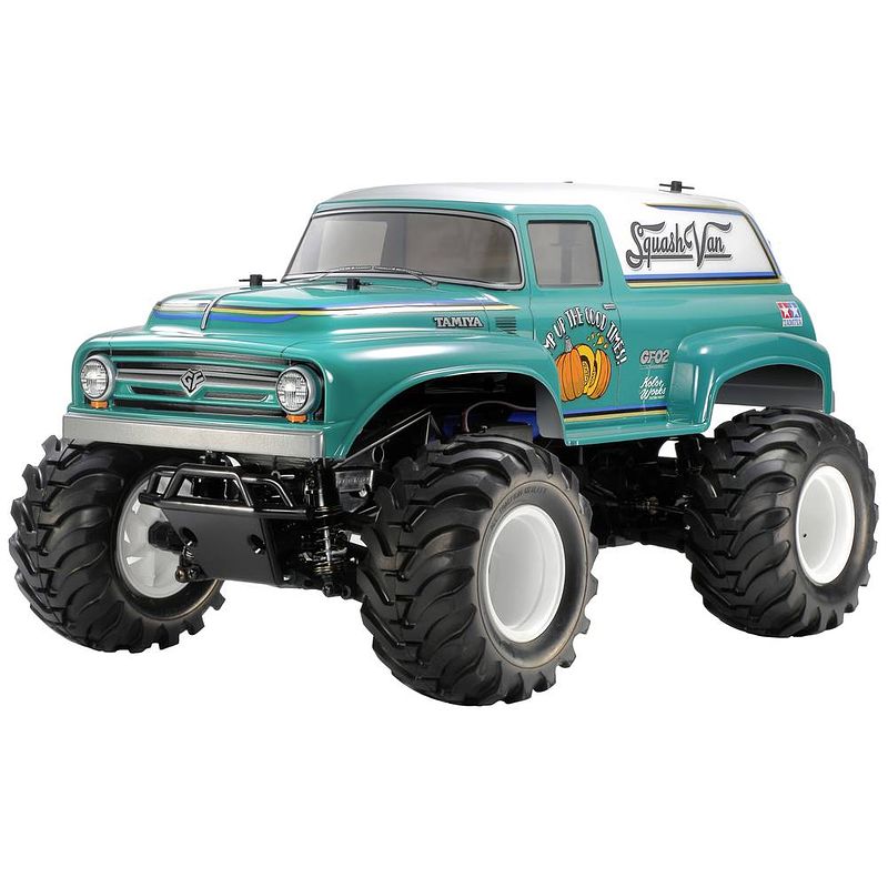 Foto van Tamiya squash van 1:10 rc auto elektro monstertruck 4wd bouwpakket