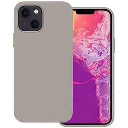 Foto van Basey iphone 13 hoesje silicone case - iphone 13 case grijs siliconen hoes - iphone 13 hoes cover - grijs