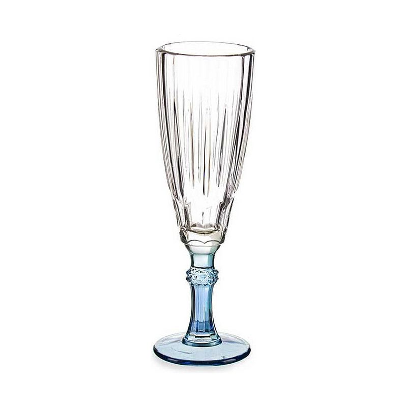Foto van Champagneglas exotic kristal blauw 170 ml